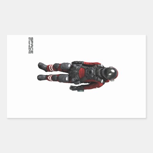 Space Engineers Rectangle Stickers _ astronaut