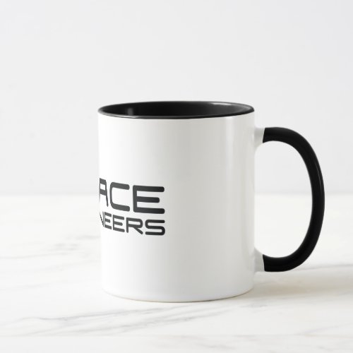 Space Engineers Ringer White Mug SE logo