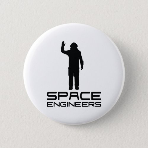 Space Engineers Round Button White