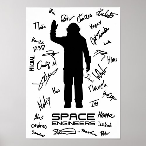 Space Engineers signed Value Poster Paper Matte