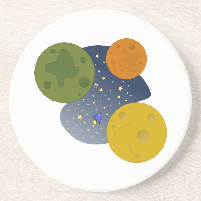 Space exploration coaster (Front)