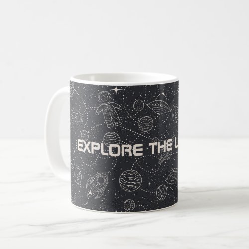 Space Exploration Galaxy Universe Star Personalize Coffee Mug