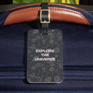 Space Exploration Galaxy Universe Star Personalize Luggage Tag