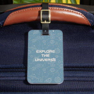 Space Exploration Galaxy Universe Star Personalize Luggage Tag