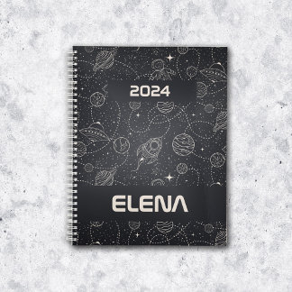 Space Exploration Galaxy Universe Star Personalize Planner