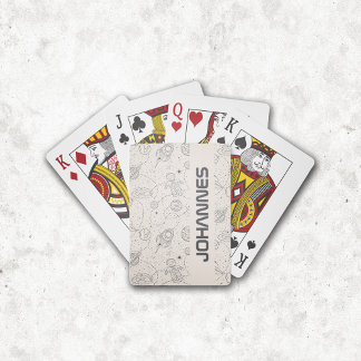 Space Exploration Galaxy Universe Star Personalize Poker Cards