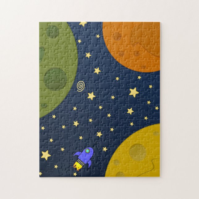 Space exploration jigsaw puzzle (Vertical)