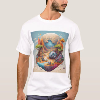 Space Exploration on an Unknown Planet T-Shirt