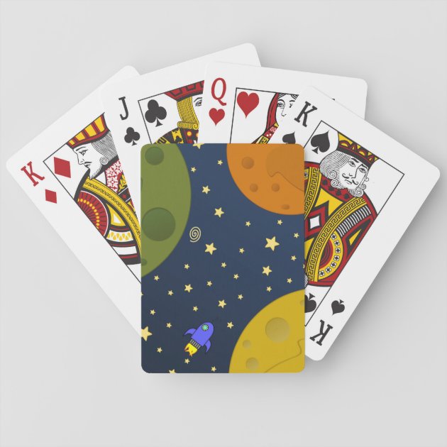 Space exploration playing cards   Zazzle