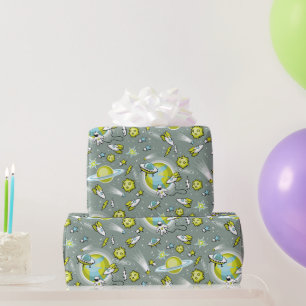 Space Explorer Birthday Wrapping Paper