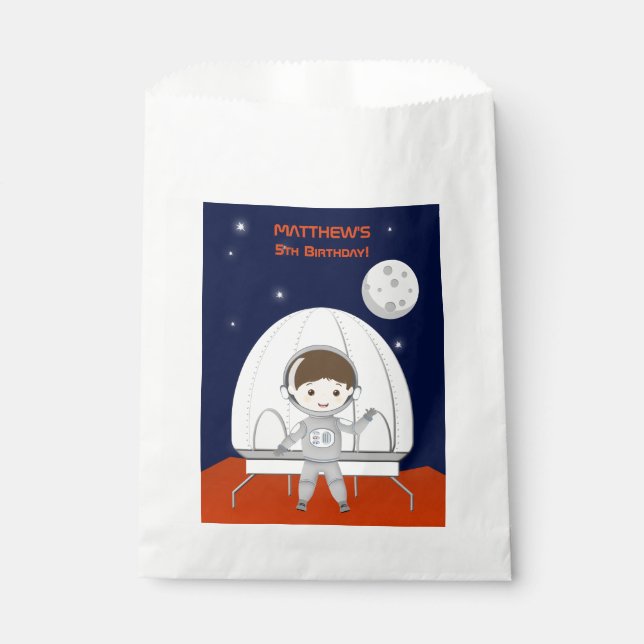 Space Explorer Favor Bag (Front)