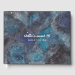 Space Explorer Guest Book<br><div class="desc">Remember the occasion with this space themed guest book featuring a gorgeous galaxy. Part of a collection from Parcel Studios.</div>