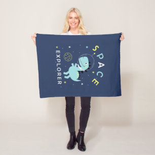 Space Explorer Kid's Fleece Blanket