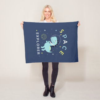 Space Explorer Kid's Fleece Blanket