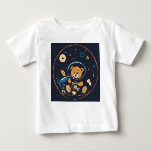 Space Explorer Kids Reach for the Stars Baby T_Shirt