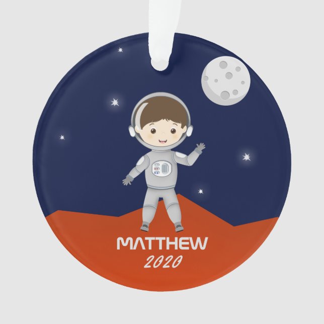 Space Explorer Ornament (Front)