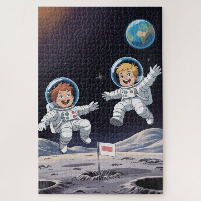 Space explorer Puzzle (Vertical)