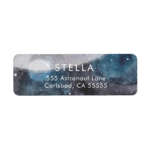 Space Explorer return address label