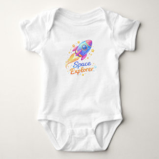 Space Explorer Rocket Baby Bodysuit