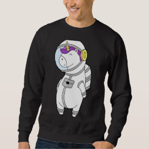 Space Explorer Unicorn Astronaut Solar System Gala Sweatshirt