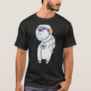 Space Explorer Unicorn Astronaut Solar System Gala T-Shirt
