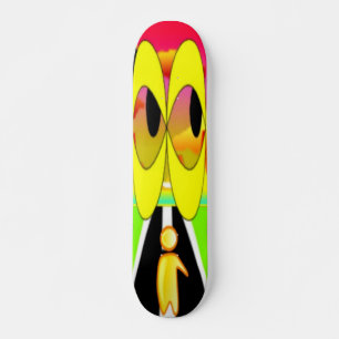 Space Eyes Skateboard Deck