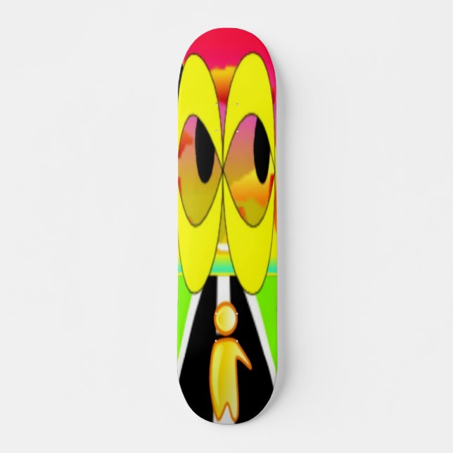 Space Eyes Skateboard Deck (Front)