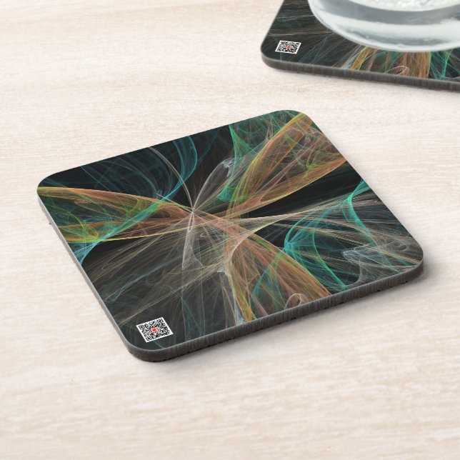 Space Fantasy Beverage Coaster (Left Side)