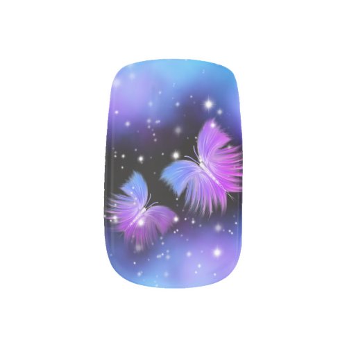 Space Fantasy Butterflies Cosmic Minx Nail Art
