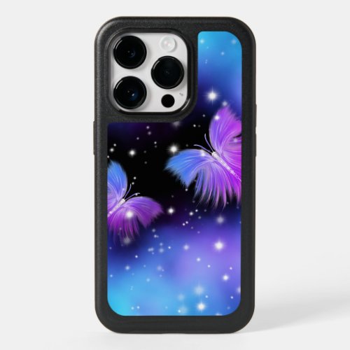 Space Fantasy Butterflies Cosmic OtterBox iPhone 14 Pro Case