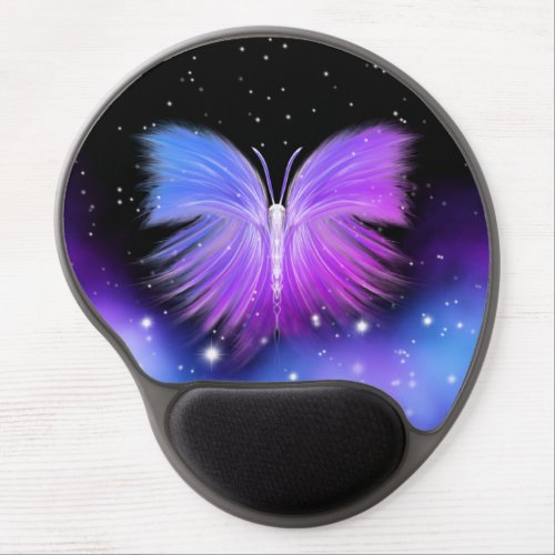 Space Fantasy Butterfly Cosmic Gel Mouse Pad