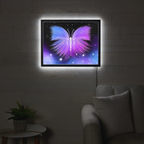 Space Fantasy Butterfly Cosmic LED Sign