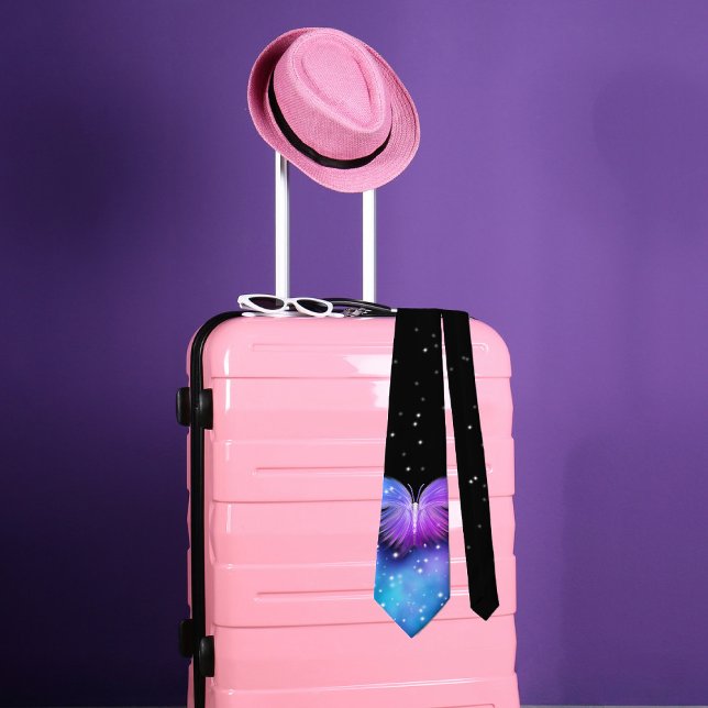 Space Fantasy Butterfly Cosmic Neck Tie (Creator Uploaded)