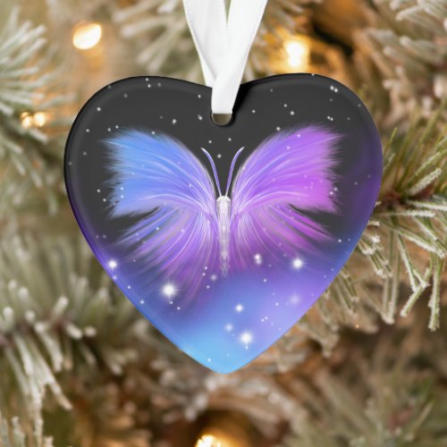 Space Fantasy Butterfly Cosmic Ornament