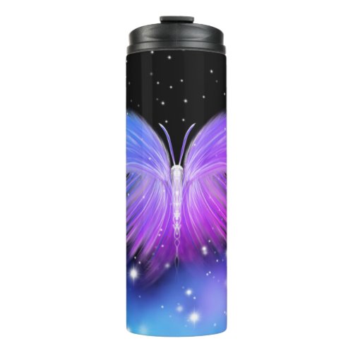 Space Fantasy Butterfly Cosmic Thermal Tumbler
