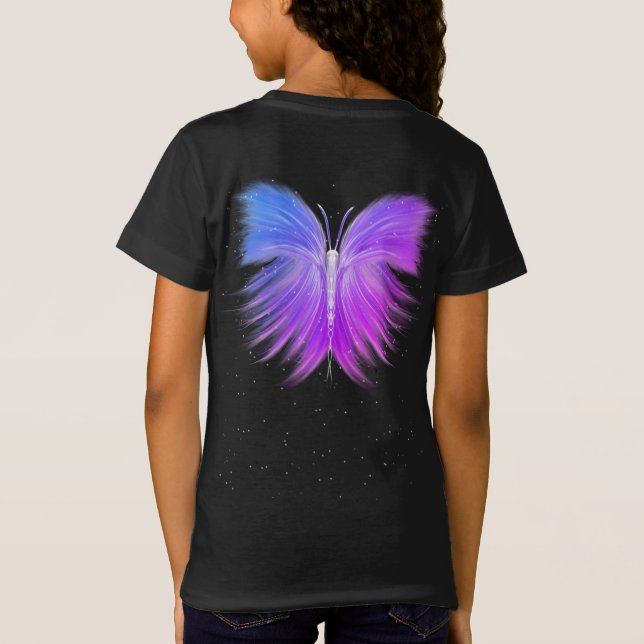 Space Fantasy Butterfly T-Shirt (Back)