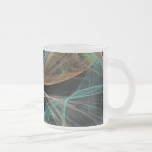 Space Fantasy Frosted Glass Coffee Mug