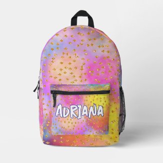Step into a galaxy of style with the Space Faux Glitter Backpack. Designed for those who dare to shine, it merges stellar aesthetics with everyday convenience.