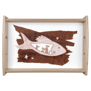 Space Ferrets Serving Tray