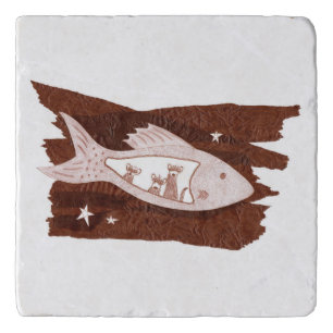 Space Ferrets Trivet