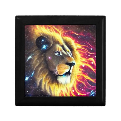 Space Fire Lion Gift Box
