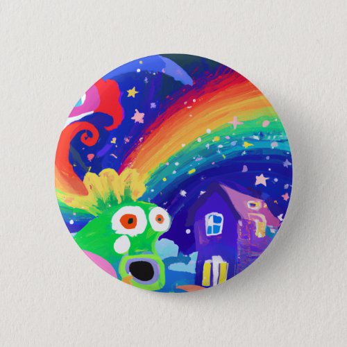 Space Fish Button