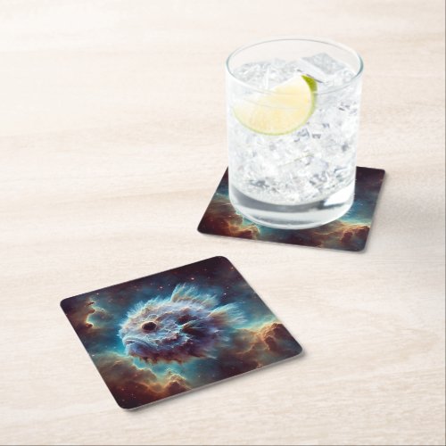 Space Fish Paper Coaster