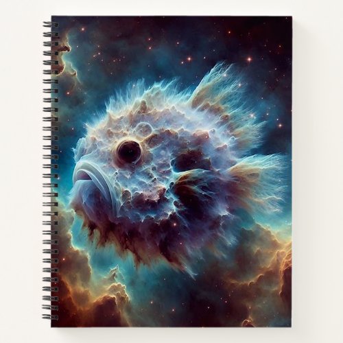 Space Fish Spiral Notebook