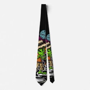 Space Fisherman Neck Tie