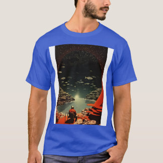Space Fishing Vintage T-Shirt