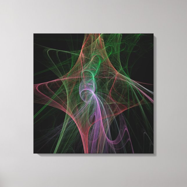 Space Flame Canvas Print (Front)