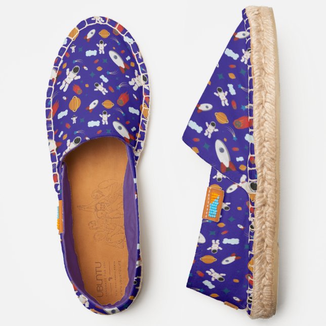 Space Flight, Astronauts, Comets Espadrilles (Side)