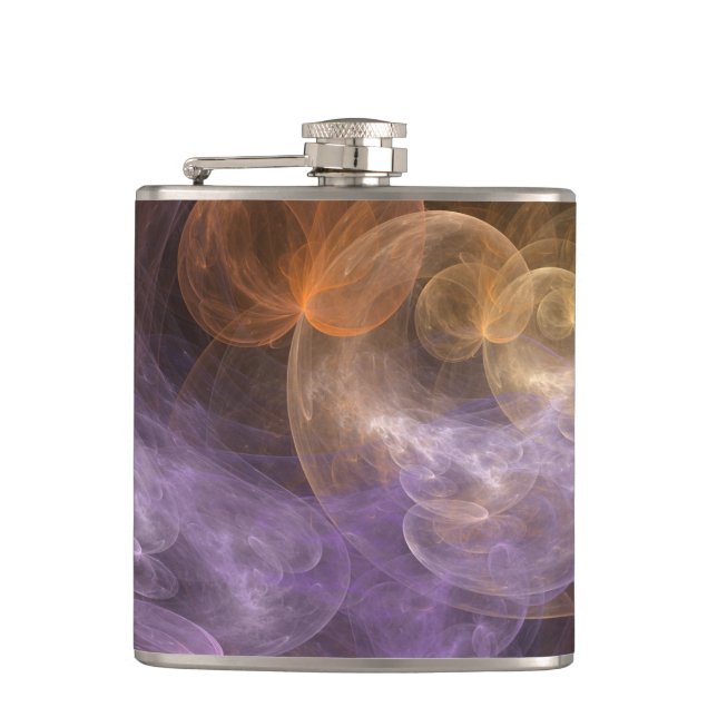 Space Flowers Flask (Front)