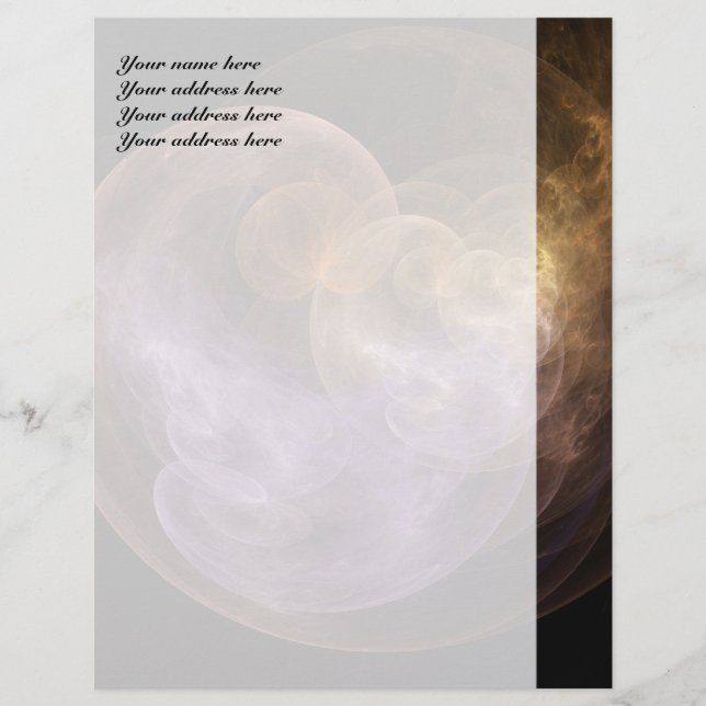Space Flowers Letterhead (Front)